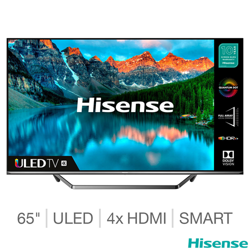 Hisense 65U7QFTUK 65 Inch ULED 4K Ultra HD Smart TV