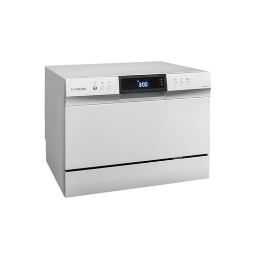 Swiss DW3202A-W 6 Place Setting Countertop Dishwasher