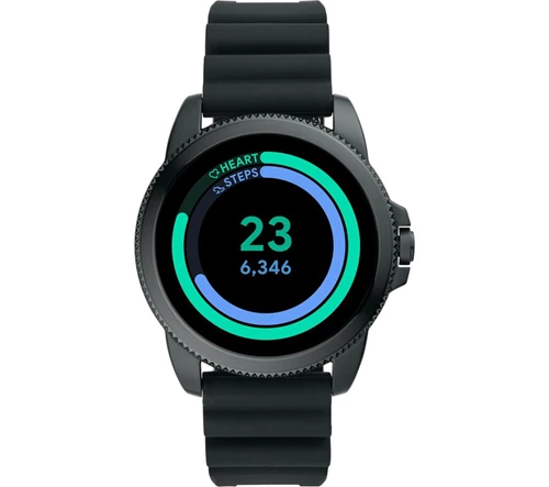FOSSIL Gen 5E FTW4047 Smartwatch - Black, Silicone Strap