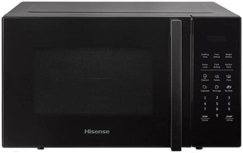 Hisense H23MOBS5HUK Freestanding 23 Litre Microwave - Black, 16 x 19 x 12 inches (L x W x H) [Energy Class B]