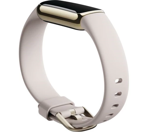 FITBIT Luxe Fitness Tracker - Lunar White & Soft Gold, Universal