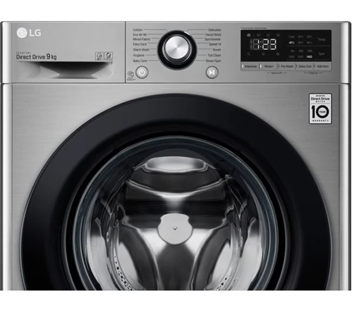 LG AI DD V3 F4V309SNE 9 kg 1400 Spin Washing Machine - Graphite