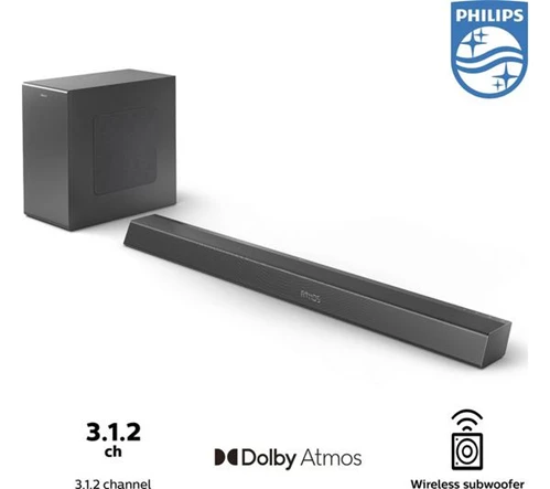 PHILIPS TAB8905/10 3.1.2 Wireless Sound Bar with Dolby Atmos