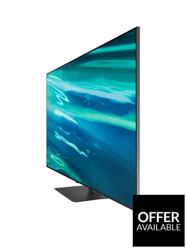 Samsung 2021 55 inch Q80A QLED 4K HDR 1500 Smart TV - Silver