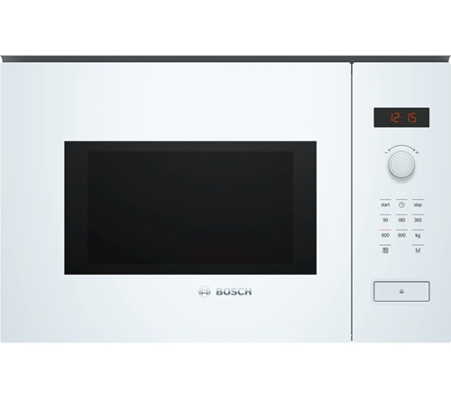 BOSCH Serie 4 BFL553MW0B Built-in Solo Microwave - White