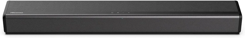 Hisense HS214 2.1Ch All- In-One 108W Soundbar with Built-In Subwoofer, Black, Compact Design, AUX, HDMI, USB, TV, PC Speaker